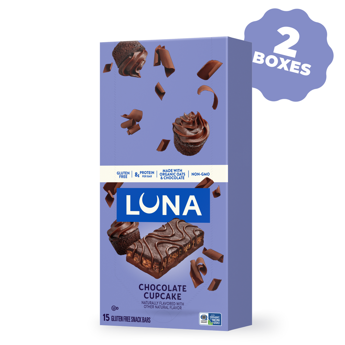 Bar Chocolate Cupcake Flavor Gluten Free Snack Bars, 30 Bars